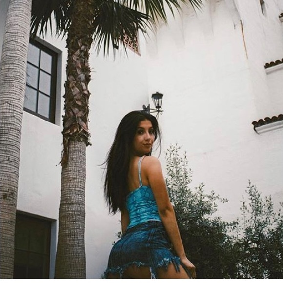 LF Carmar asymmetrical denim skirt - Picture 2 of 6